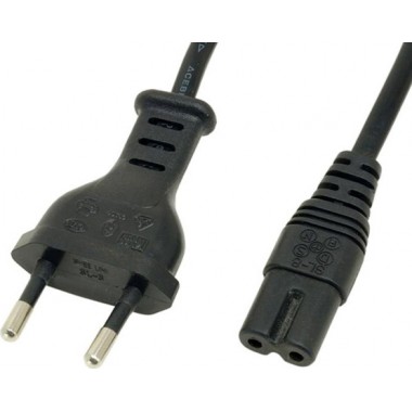 Шнур сетевой Rexant 3м 2x0.75мм² черный фото Шнур сетевой Rexant 3м 2x0.75мм² черный картинка